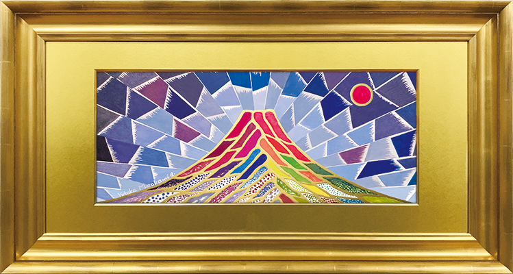 富士山の絵
